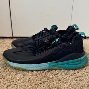 Aloe Black and Teal Women's Sneakers
